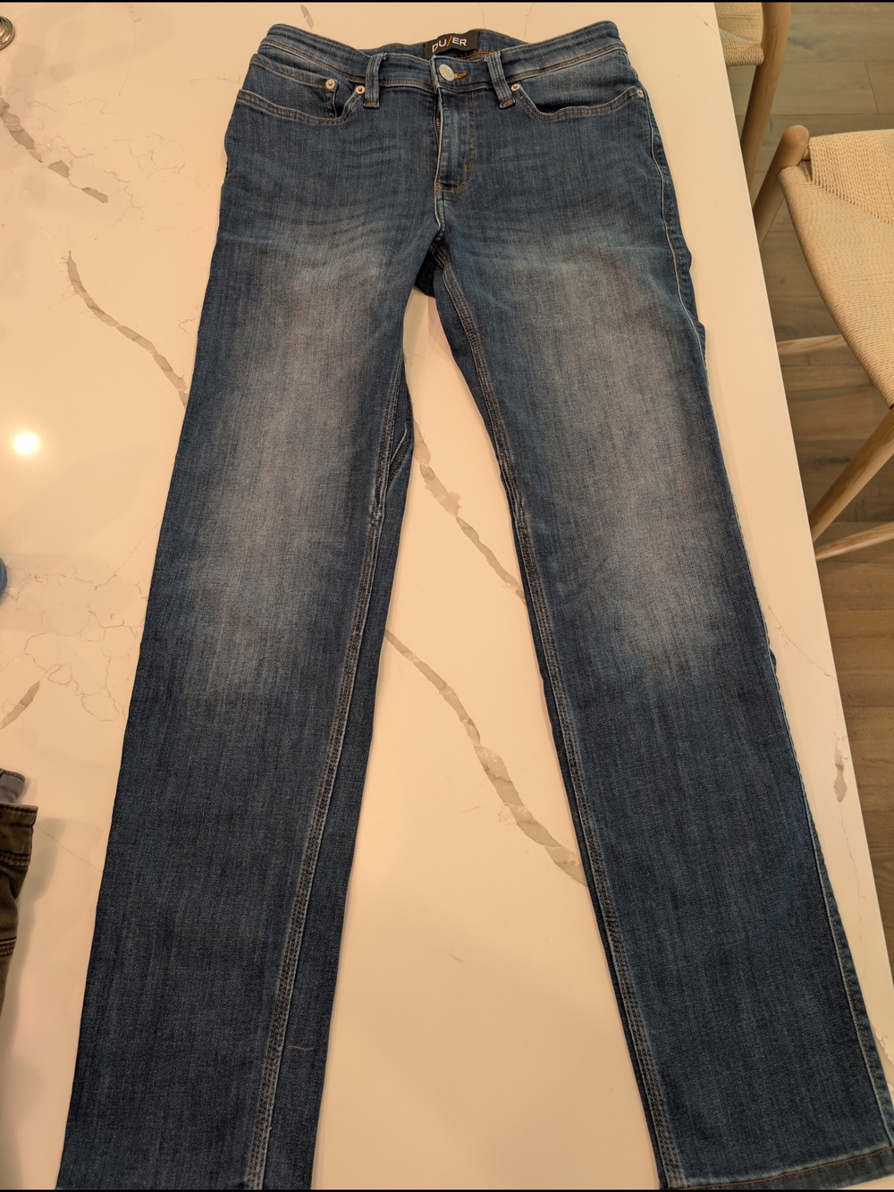 DU/ER Men's Slim Straight Jeans